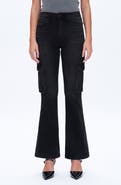 Bayeas Amy High Waist Flare Cargo Jeans