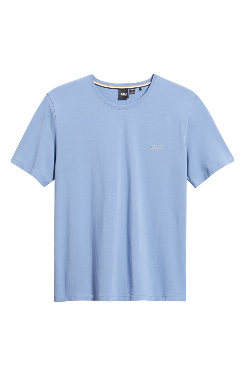 BOSS Mix Match Stretch Cotton Pajama T-Shirt, Alternate, color, Light/ Pastel Blue
