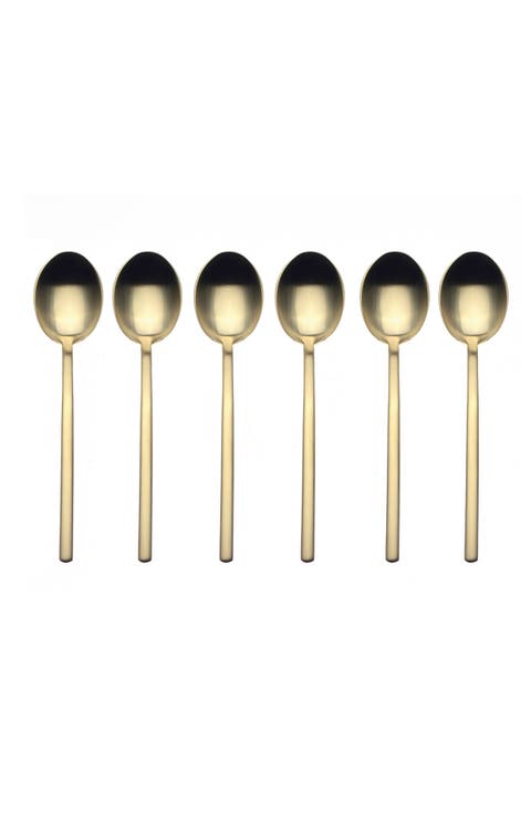 Due Ice 6-Piece Coffee Serving Spoon Set