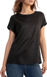 Lilysilk Women's Short Sleeves Round Neck Silk Tee