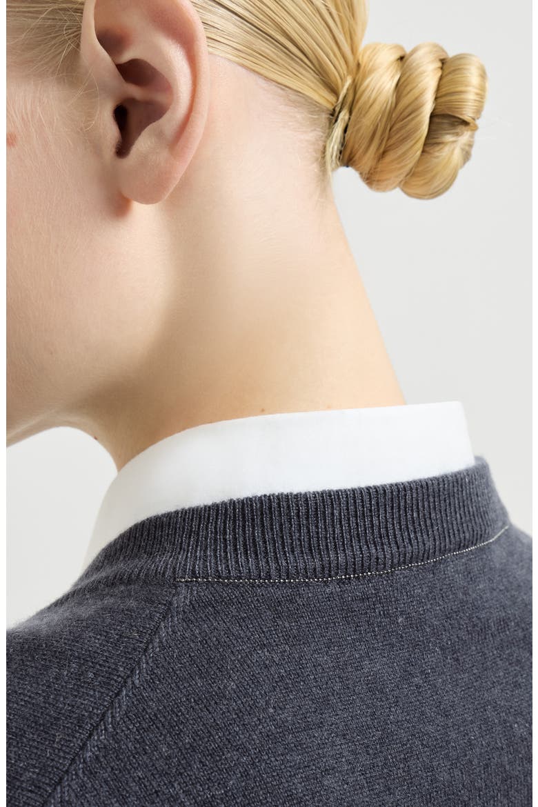 Cashmere knit vest, Alternate, color, Blue