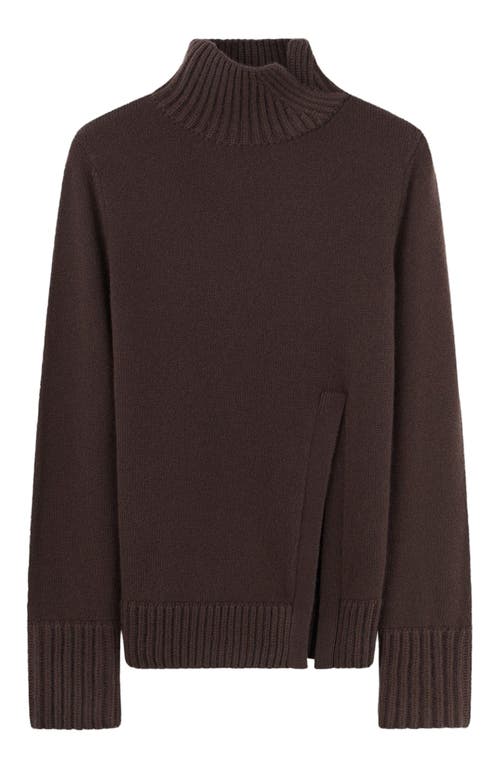 Gobi Mongolian Cashmere Cut-out Cashmere Turtleneck In Black