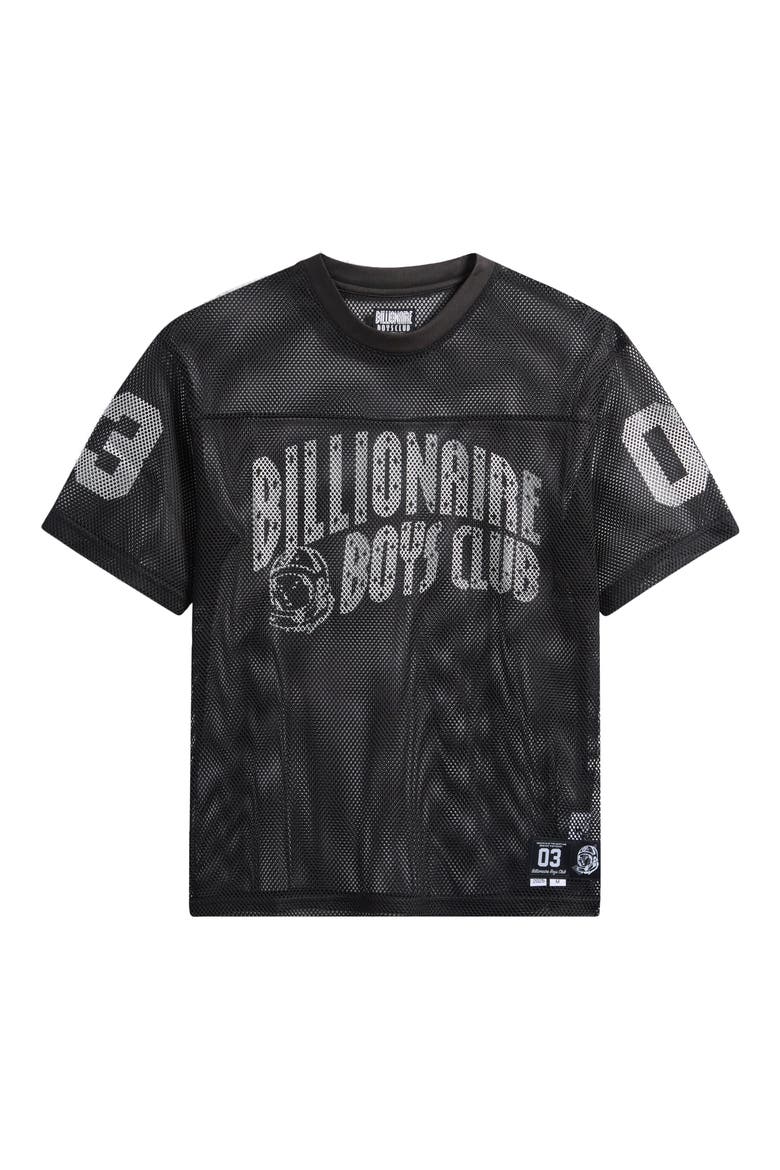 BB Varsity Mesh Football T-Shirt, Alternate, color, BLACK