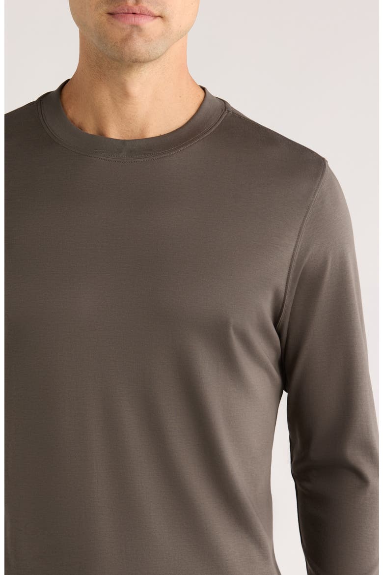 Georgia Long Sleeve T-Shirt, Alternate, color, BELUGA