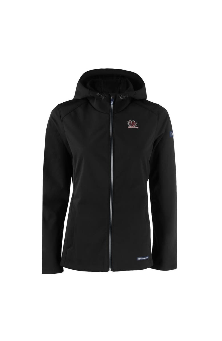 Cutter & Buck Women's Cutter & Buck  Black South Carolina Gamecocks Evoke Eco Softshell Recycled Full-Zip Hooded Jacket, Alternate, color, Black