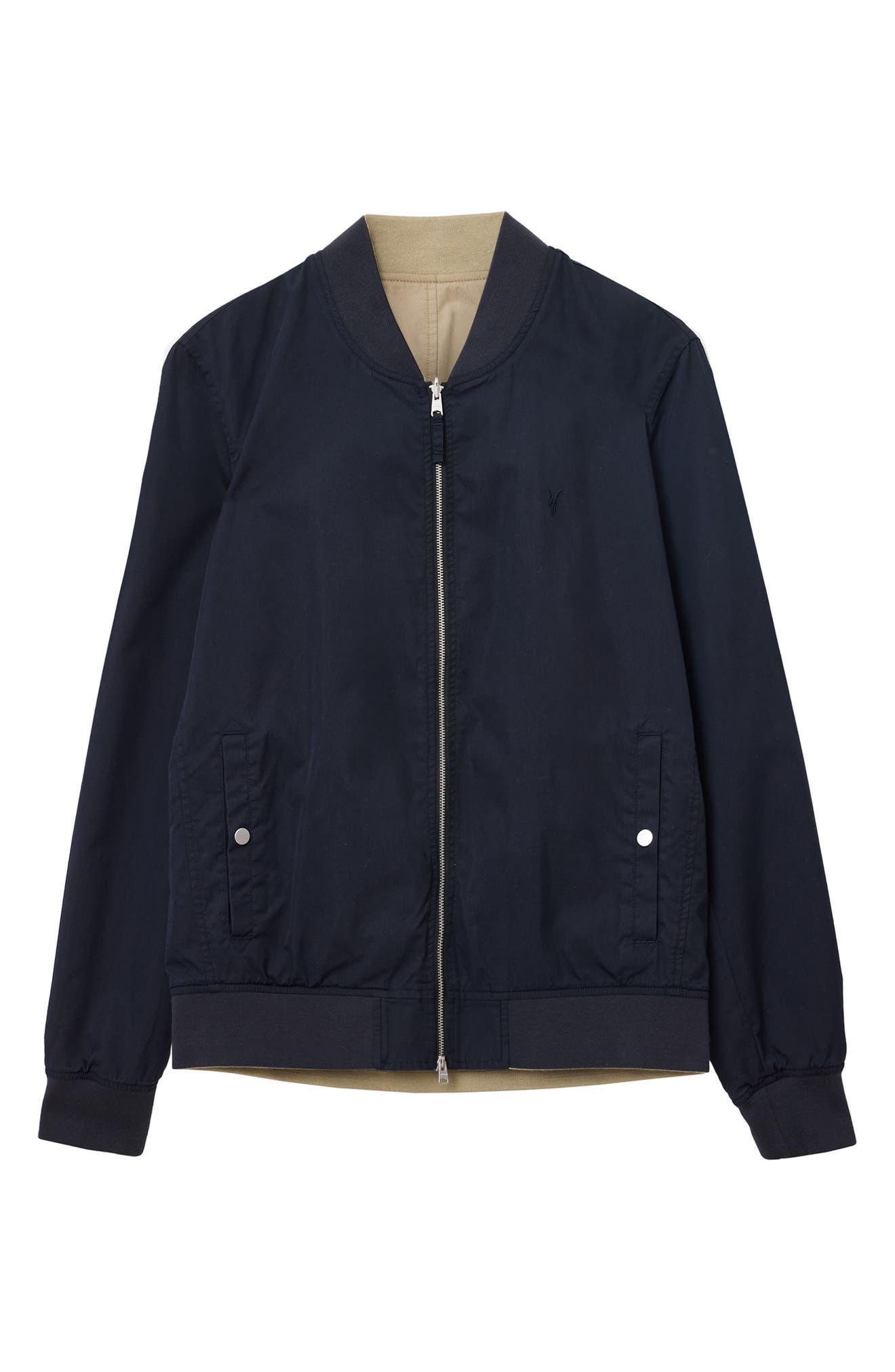 AllSaints Bassett Reversible Bomber Jacket (Men) | Nordstrom
