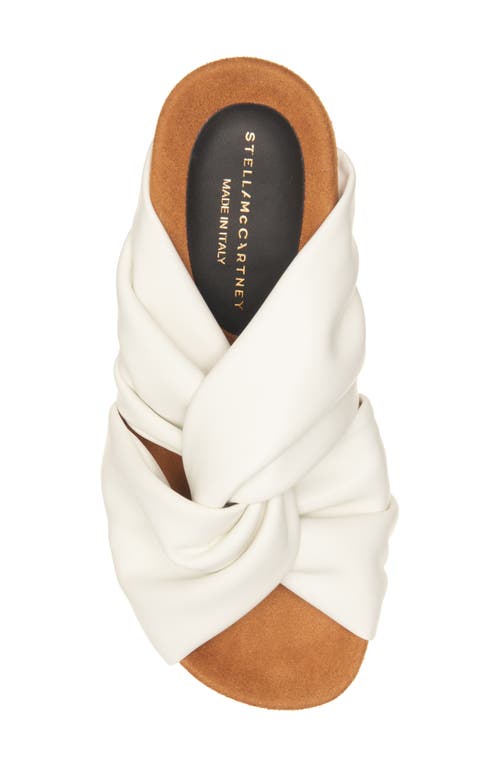 Stella Mccartney Terra Faux Leather Sandal In 9001 White