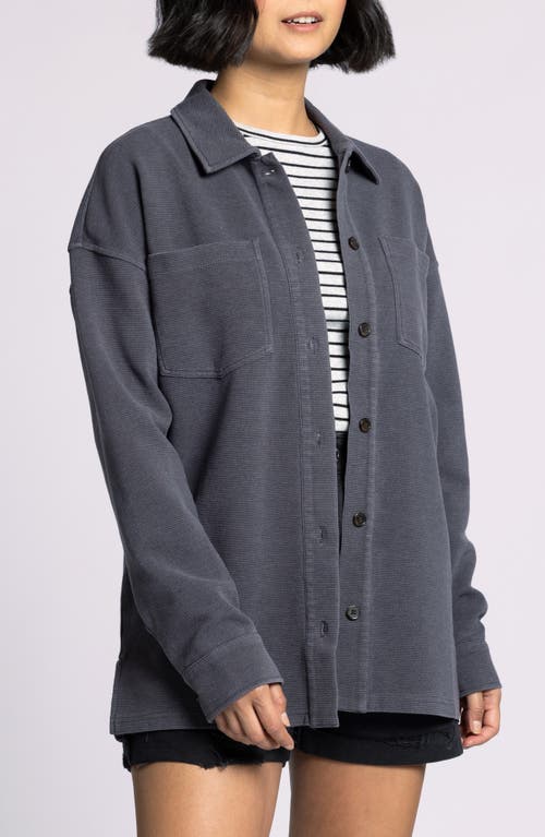 Thread & Supply Brooke Oversize Cotton Blend Shirt Jacket In Multi