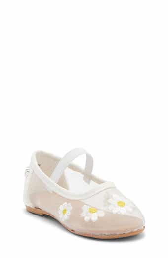 bebe Kids' Embroidered Mesh Flat