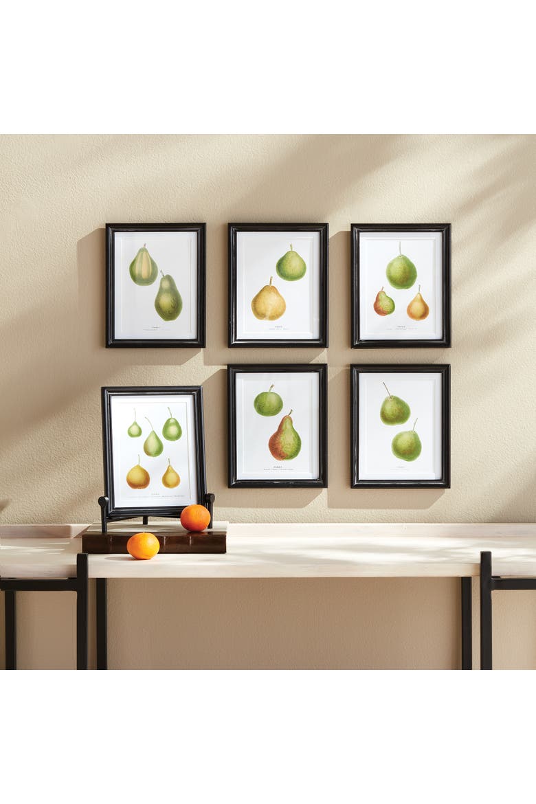 Pear Study, Set Of 6, Alternate, color, Green