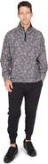 Lords of Harlech Craig Brushed Interlock Quarter Zip Pullover