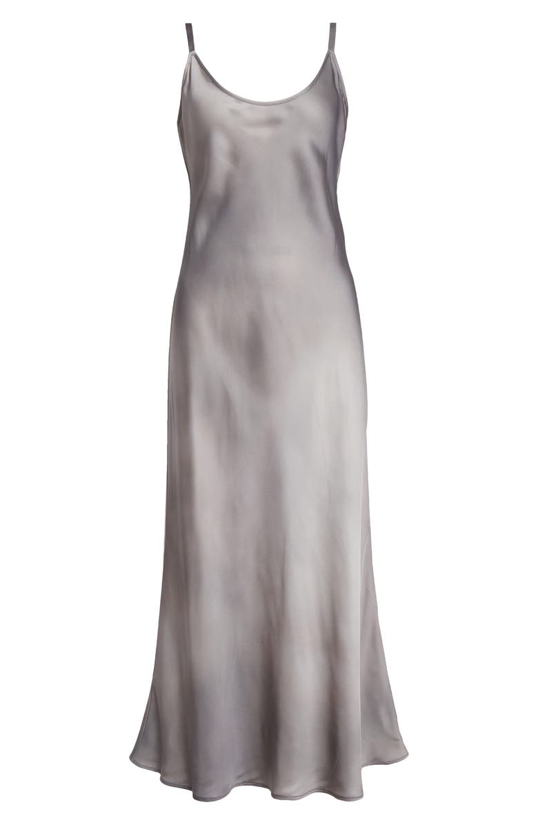 Acne Studios Darma Ombré Satin Slipdress, Alternate, color, 