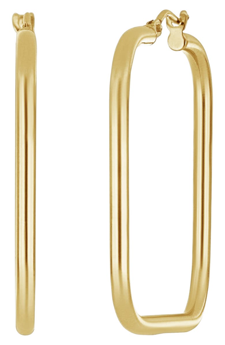Bony Levy 14K Gold Square Hoop Earrings, Main, color, 14K Yellow Gold
