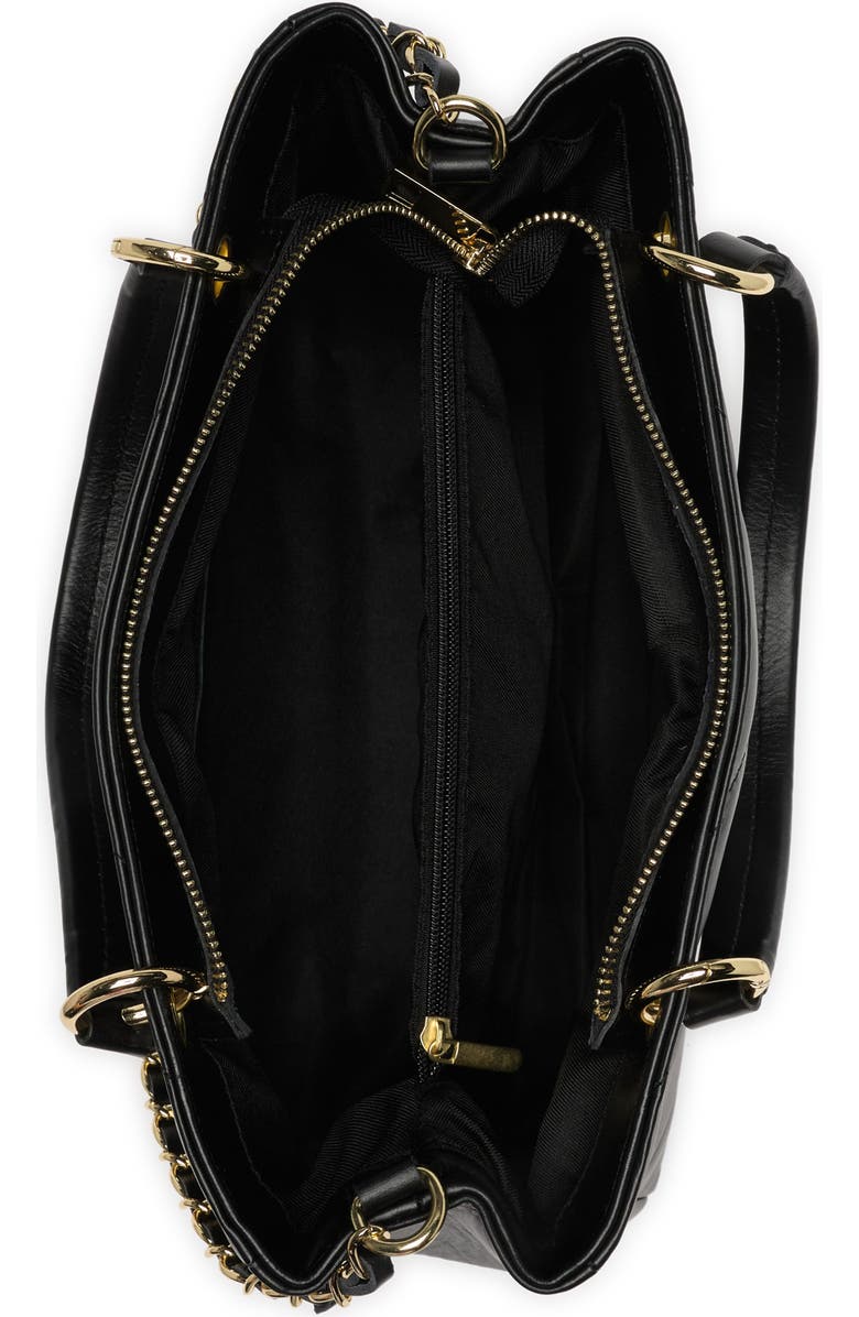 MAISON HERITAGE Evi Sac Main Quilted Leather Shoulder Bag, Alternate, color,