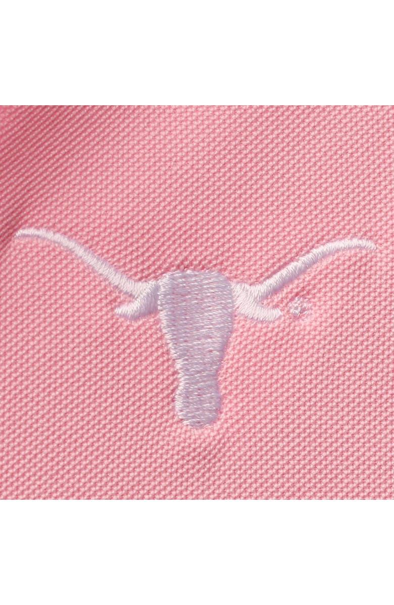 GARB Girls Toddler Garb Pink Texas Longhorns Caroline Cap Sleeve Polo Dress, Alternate, color,