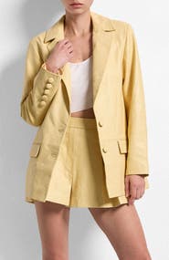 AS by DF Willow Upcycled Leather Blazer