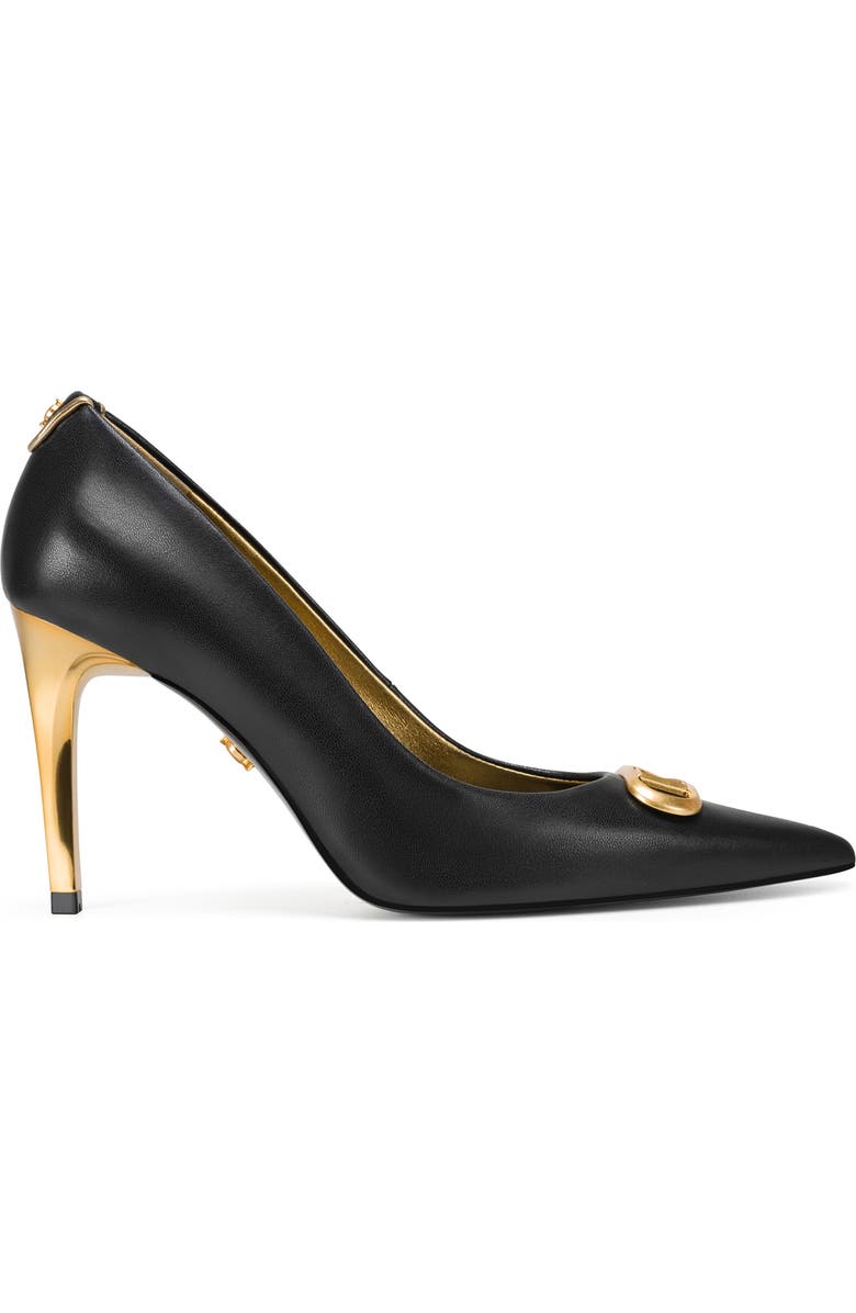 Donna Karan New York Panthia Pointed Toe Pump, Alternate, color, Black