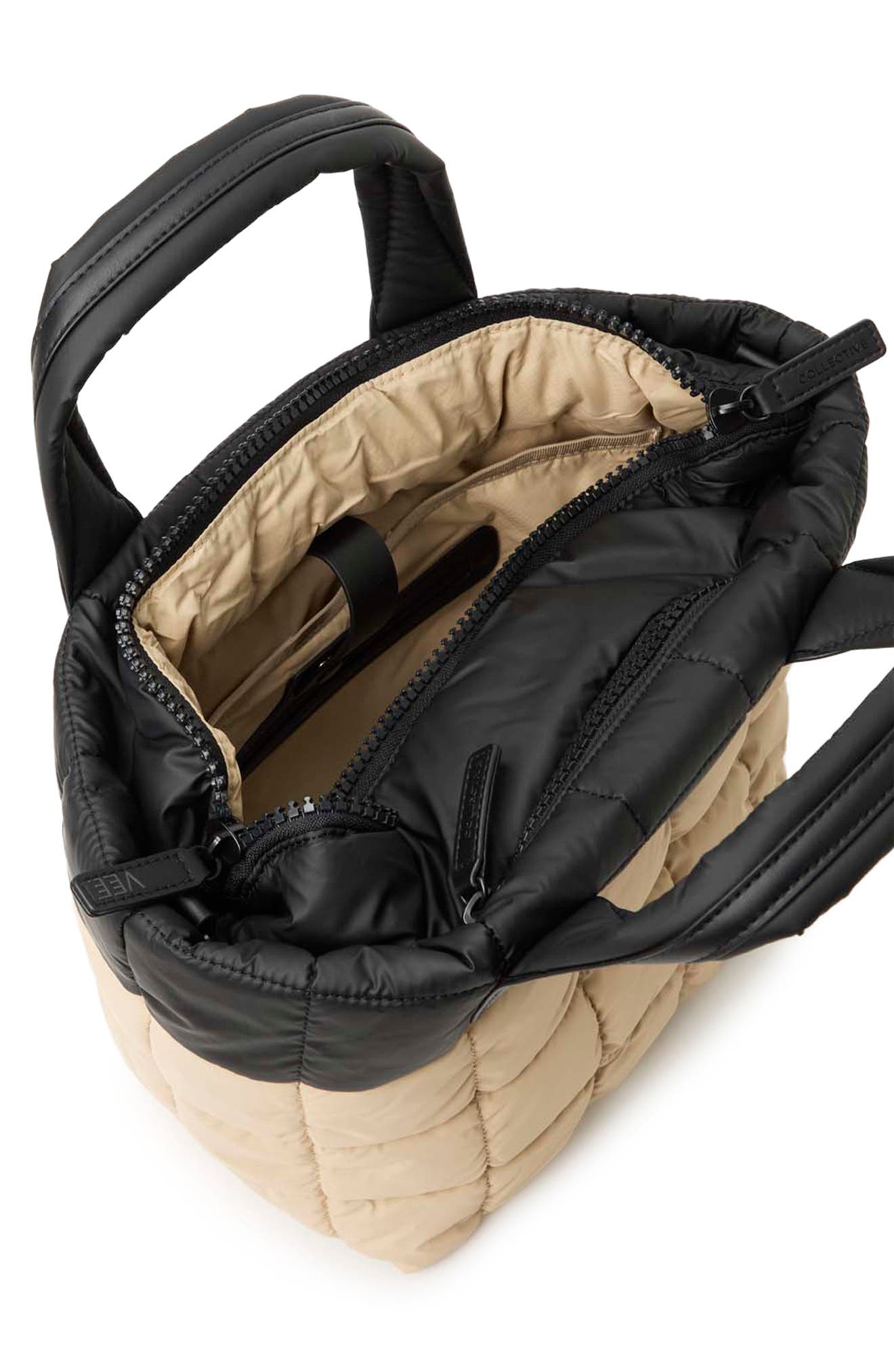 VeeCollective Small Porter Colorblock Recycled Nylon Tote, Alternate, color, 