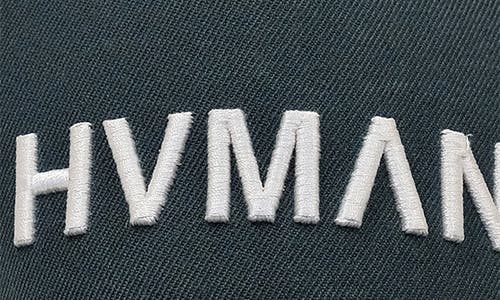 Shop Hvman Logo Mesh Trucker Hat In Rain Forest