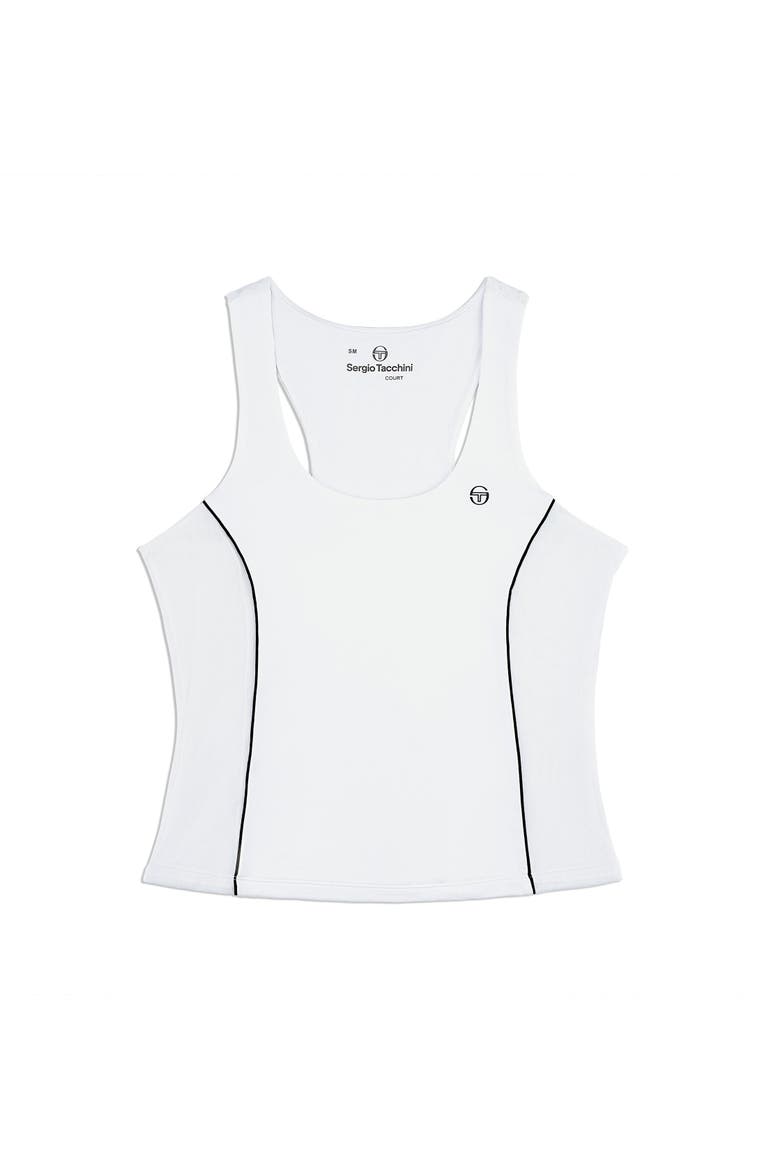 Tessa Scoop Neck Tank, Alternate, color, BRILLIANT WHITE