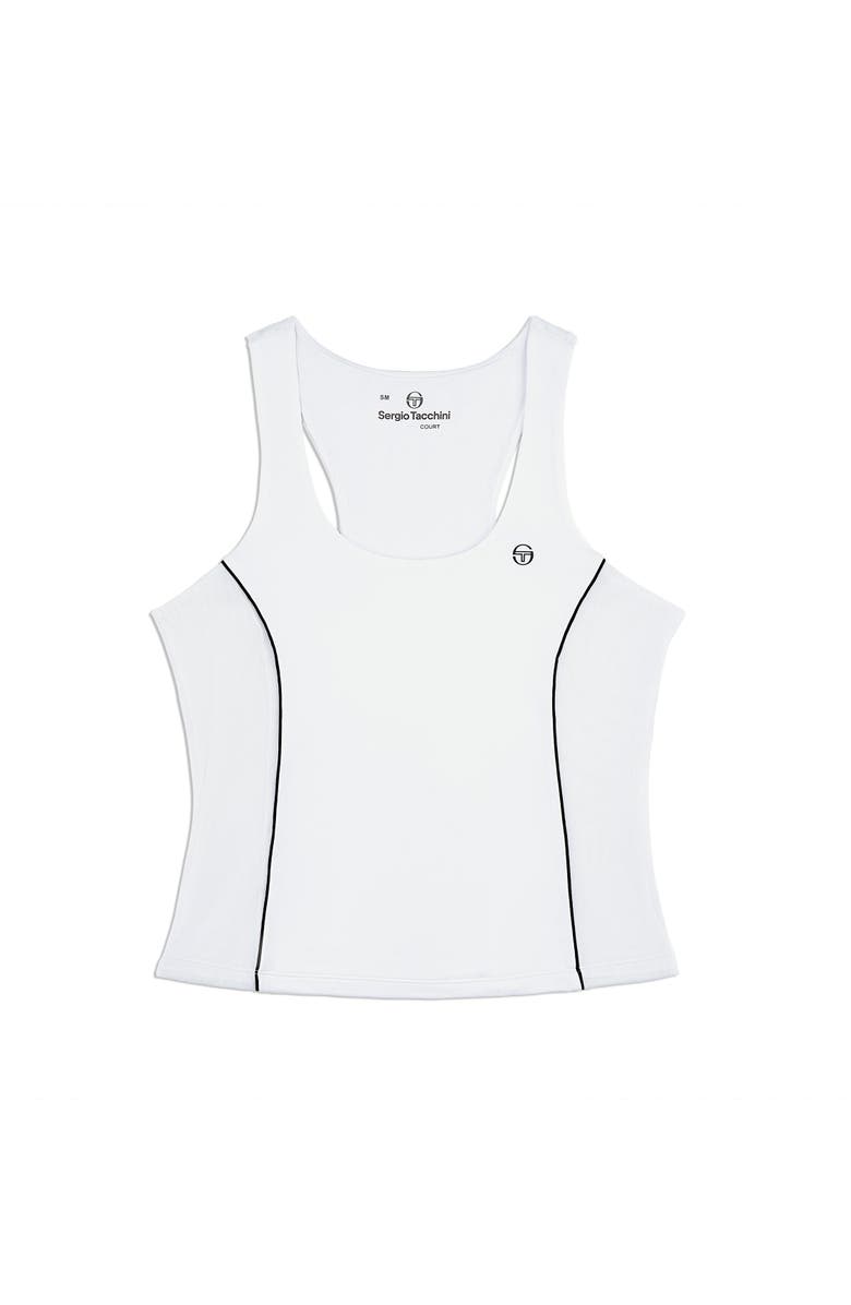 Sergio Tacchini Tessa Scoop Neck Tank, Alternate, color, Brilliant White