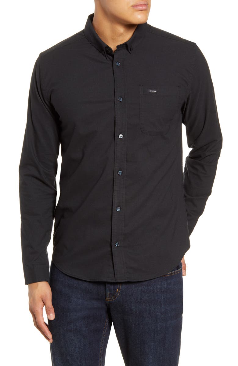 RVCA That'll Do Button-Down Shirt, Main, color, 
