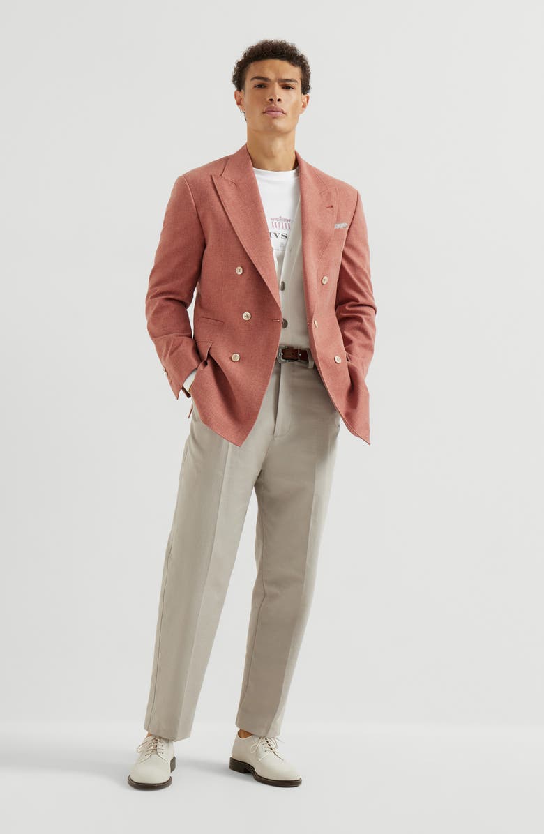 Brunello Cucinelli T-shirt with print, Alternate, color, White