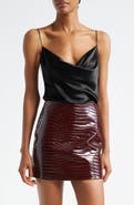 L'AGENCE Calista Cowl Neck Silk Camisole