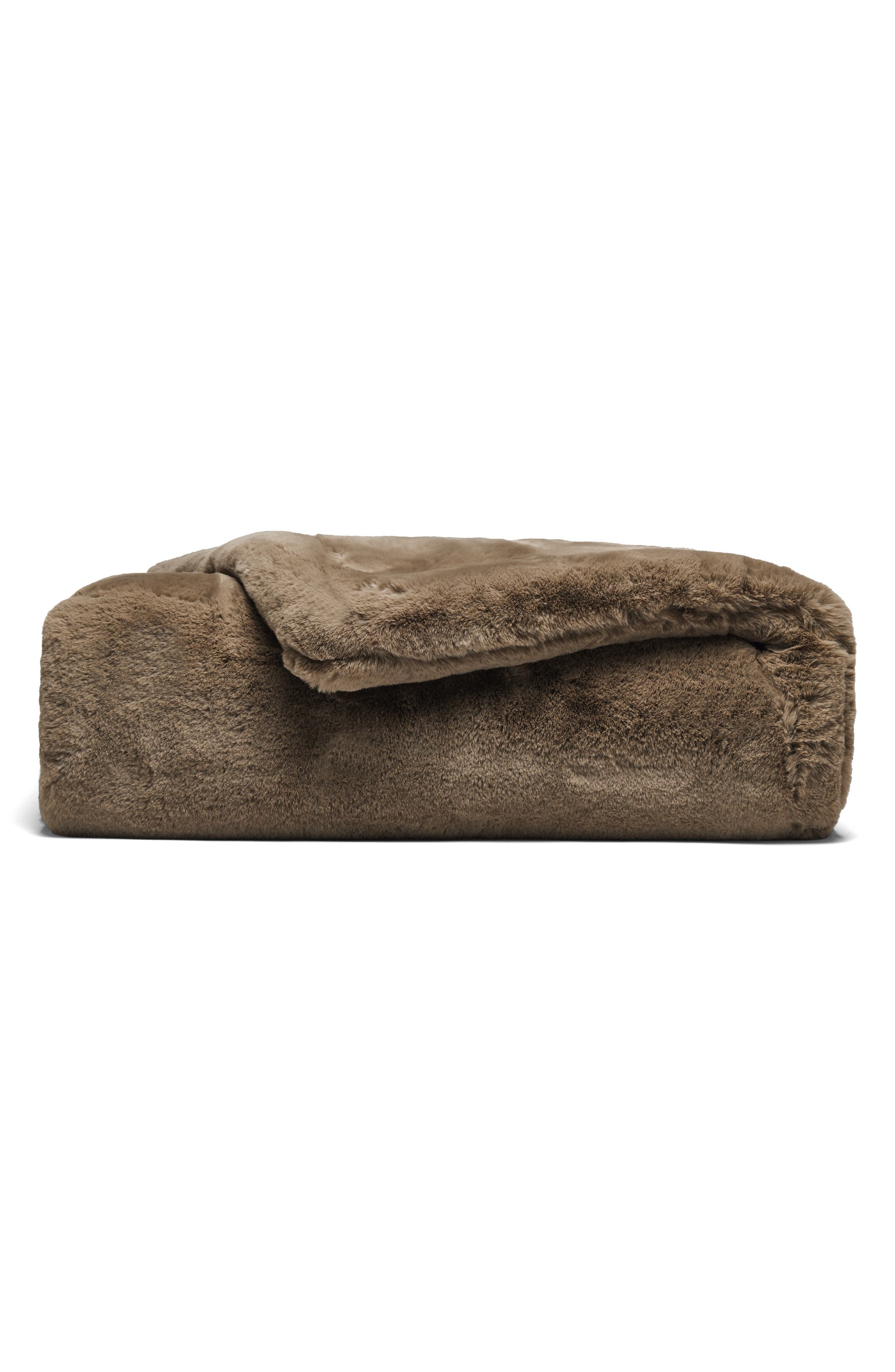 Cozy Earth Extra Weight Cuddle Blanket - Walnut