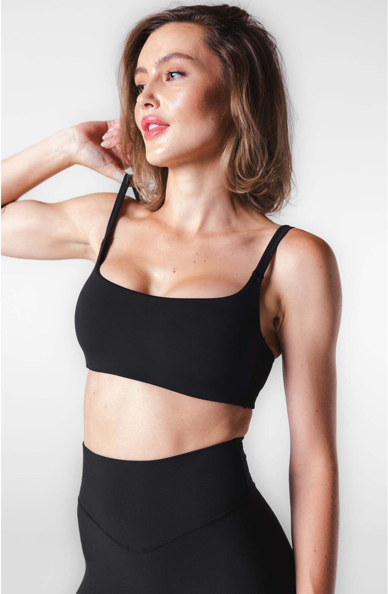 Vitality Cloud II Scoop Bra, Alternate, color, Midnight