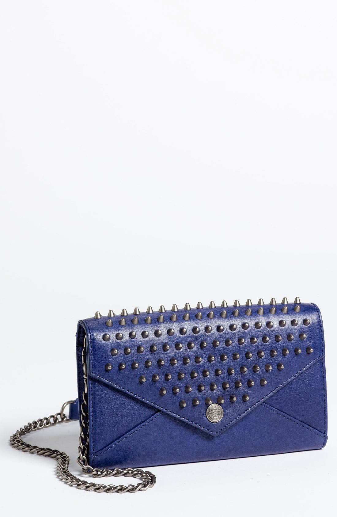 Studded Wallet on a Chain, Main, color, ROYAL