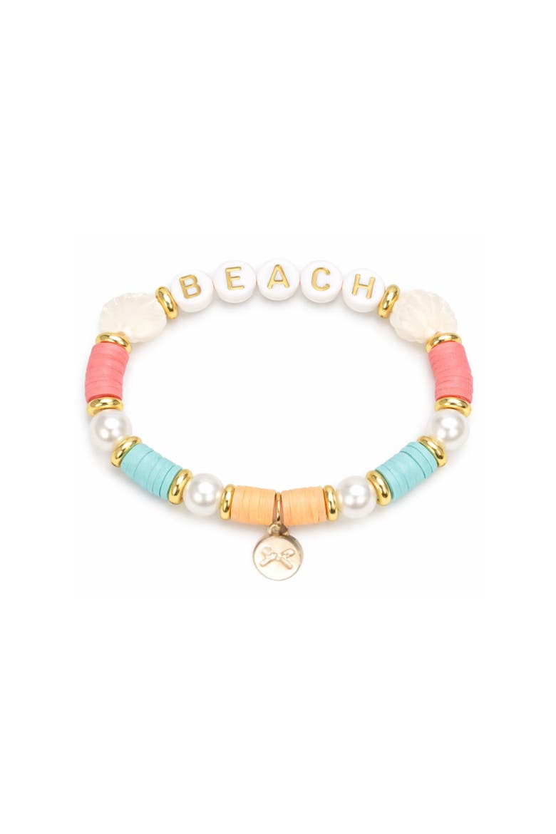 Beach Bracelet, Alternate, color, Pink/Blue/Beige/White