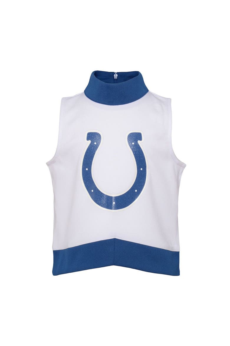 Girls Toddler White Indianapolis Colts Junior Camp Cheer Dress, Alternate, color, White
