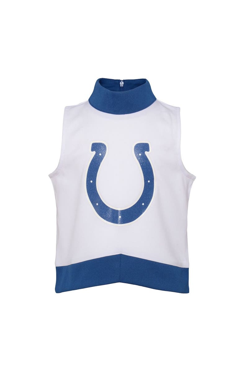 Outerstuff Girls Toddler White Indianapolis Colts Junior Camp Cheer Dress, Alternate, color, White