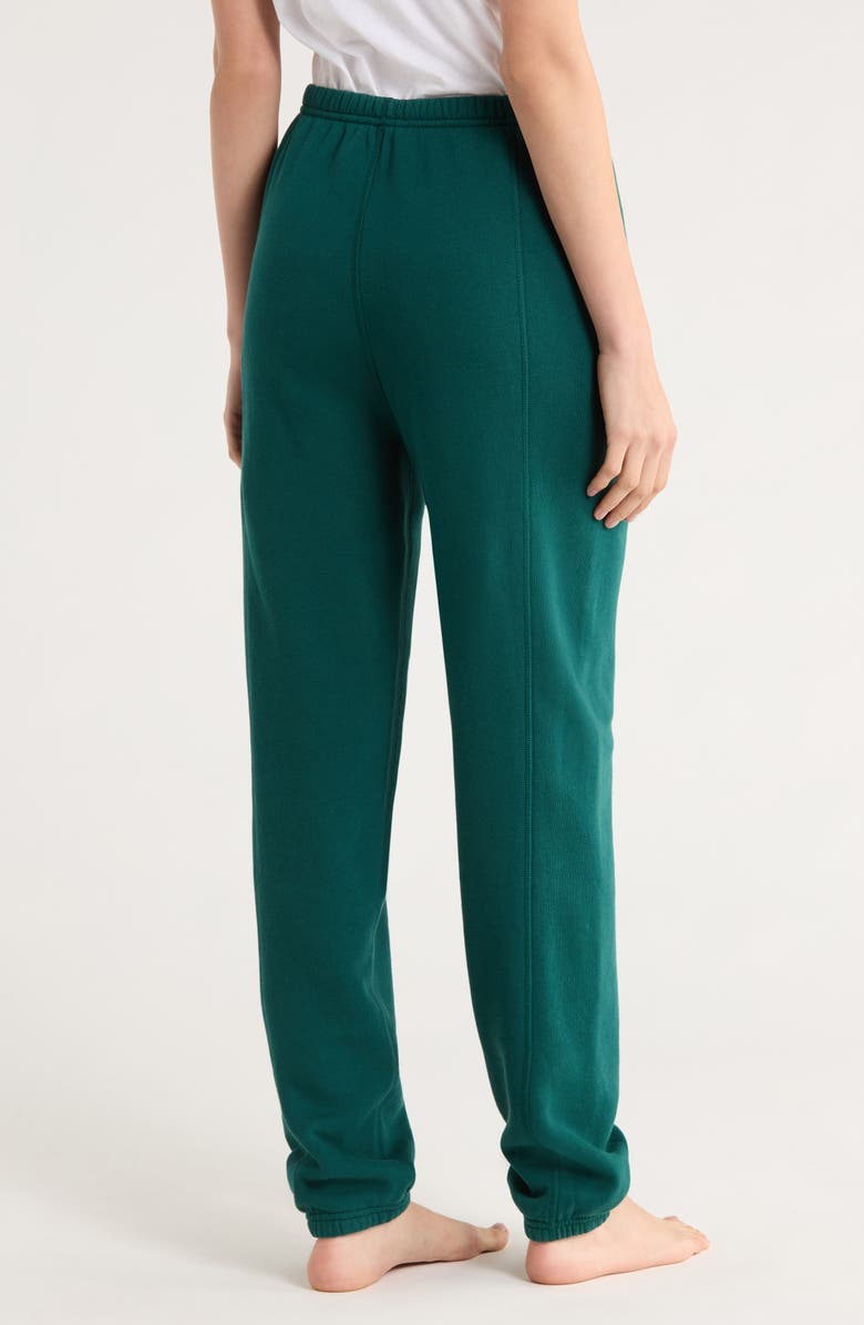 Lunya Silksweats Reversible Seamed Cotton 
Silk Blend Sweatpants, Alternate, color, Noble Green