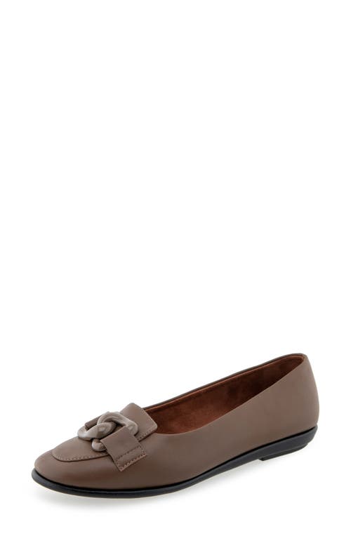 Aerosoles Bell Chain Bit Flat In Brown