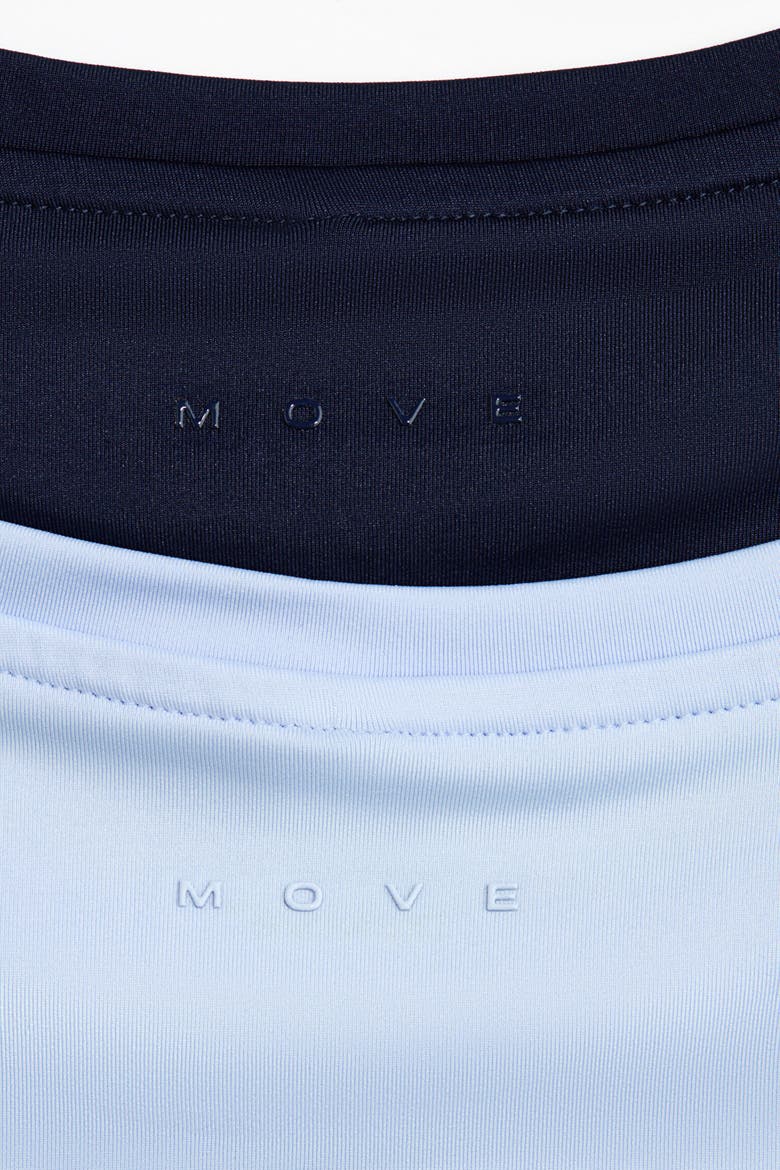 2-pack Sports Tops With Drymove, Alternate, color, Light blue/navy blue
