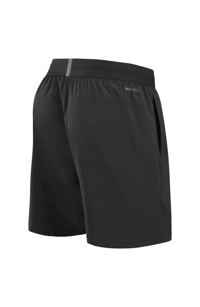 Nike Men's Nike Black Iowa State Cyclones 2024/25 Sideline Performance Woven Shorts, Alternate, color,