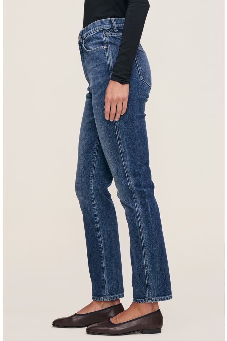 Kristy High Waist Cigarette Jeans, Alternate, color, MOON LAKE