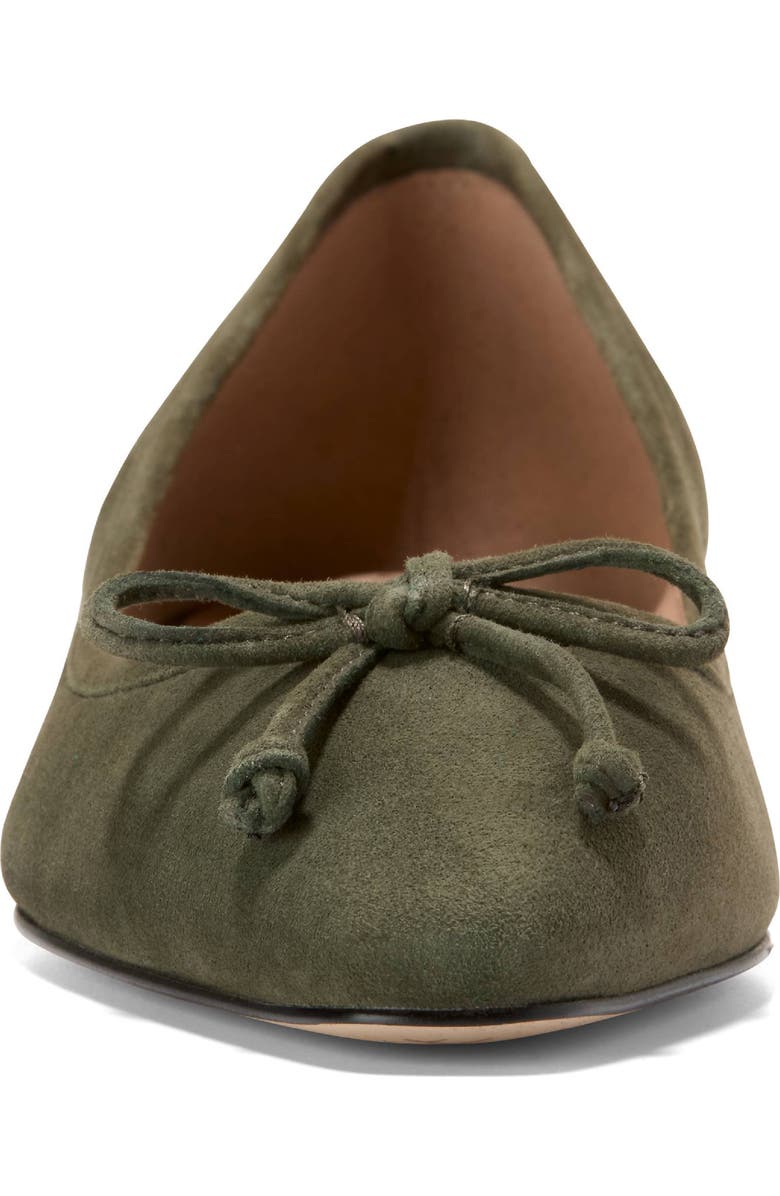 Cole Haan Paget Ballet Flat, Alternate, color, Olive Night Suede