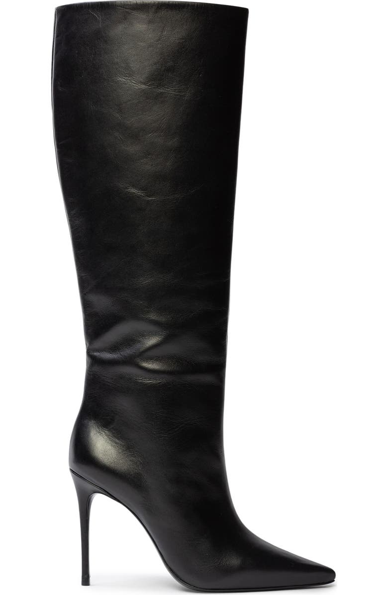 BLACK SUEDE STUDIO Ally Embellished Denim Tall Boot, Alternate, color,