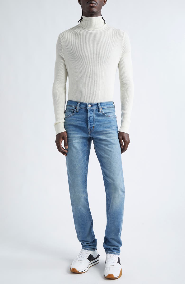 TOM FORD Stretch Denim Slim Fit Jeans, Alternate, color,
