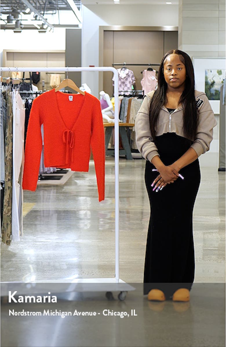 Tie Front Cardigan, sales video thumbnail