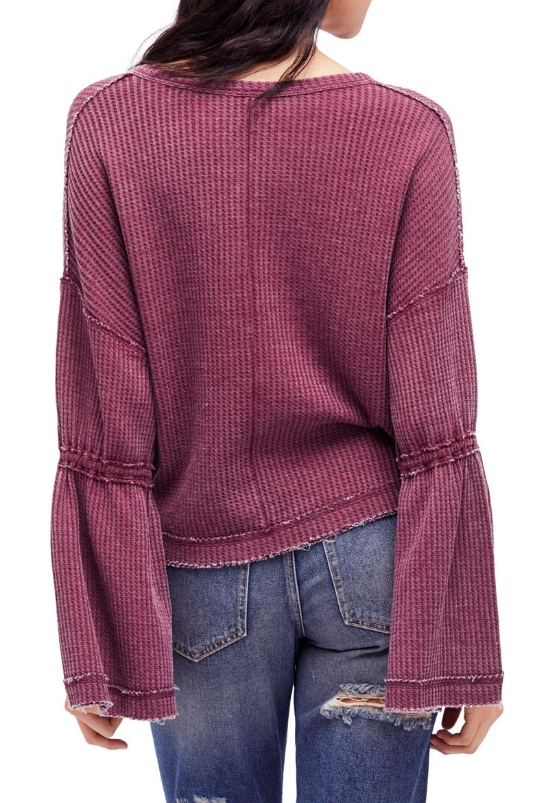 Dahlia Thermal Top, Alternate, color, WINE