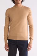 BOSS Amac Wool Blend Mock Neck Sweater