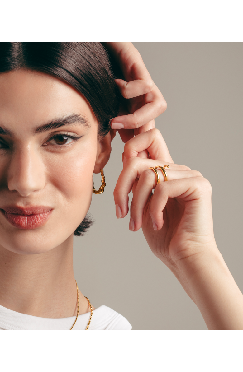 Hey Harper Dazzling 3 Ring, Alternate, color, Gold