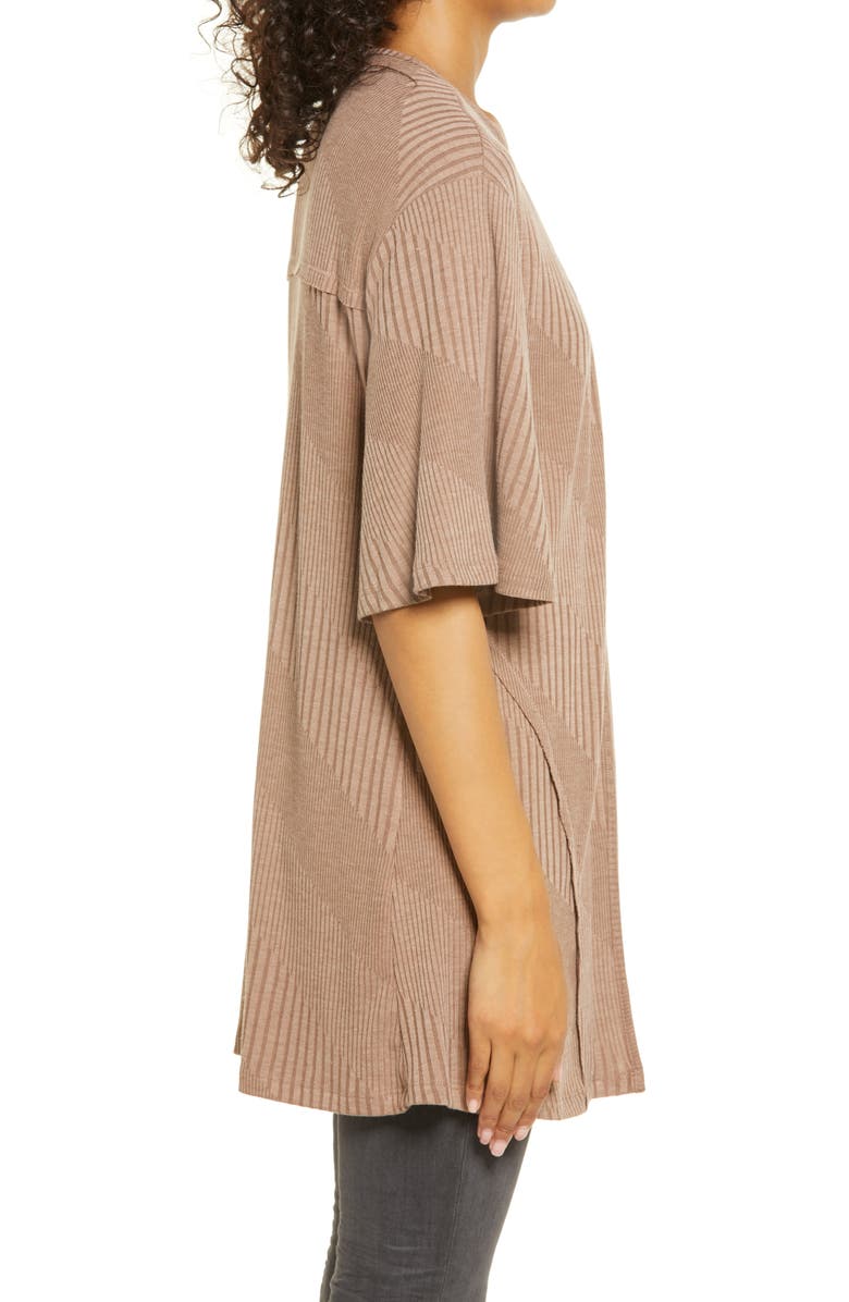 Bobeau Open Front Cardigan, Alternate, color, 