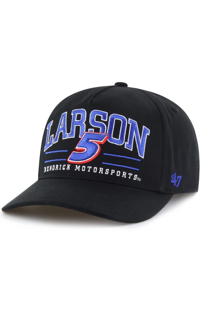 '47 Men's '47 Black Kyle Larson Hitch Adjustable Hat, Main, color, Black