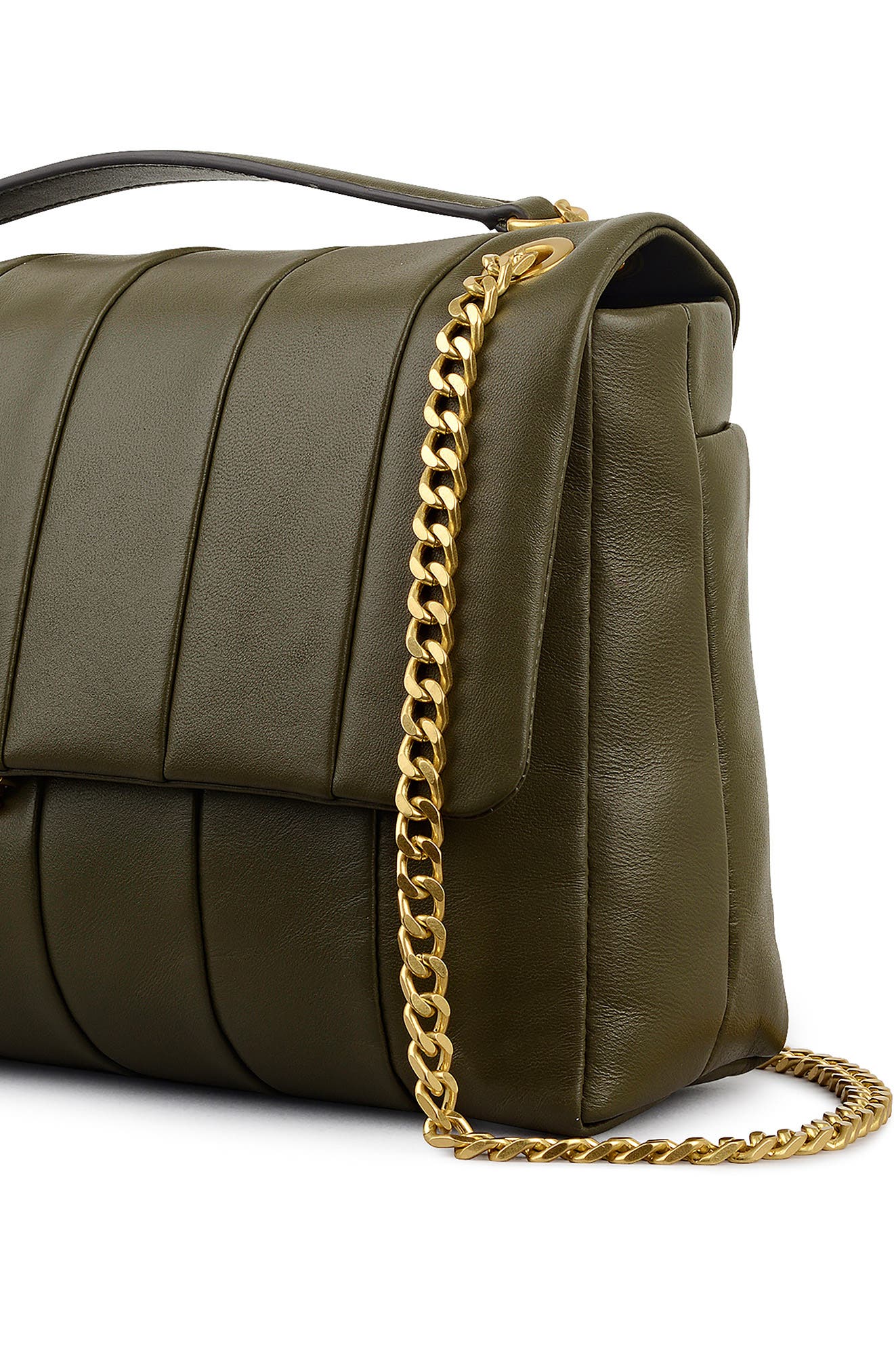 Radley Burton Way Quilted Flap Crossbody Bag, Alternate, color, Pine Needle