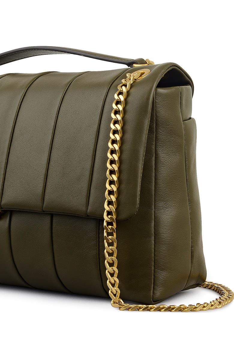 Radley Burton Way Quilted Flap Crossbody Bag, Alternate, color, Pine Needle